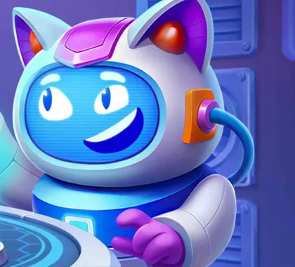 Bonus powitalny Robocat Casino Robocat Casino – robot-kot z hologramami monet, maskotka oferty powitalnej